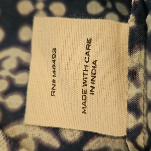 💕DOEN💕 Suri Top ~ Soledad Bloom Blue XL NWT - Picture 16 of 16